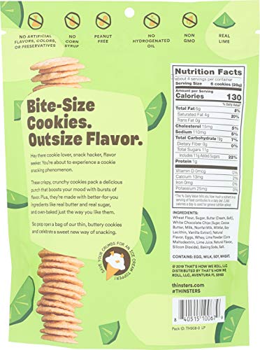 Mrs Thinsters Cookie Thin Key Lime Pie, 4 oz
