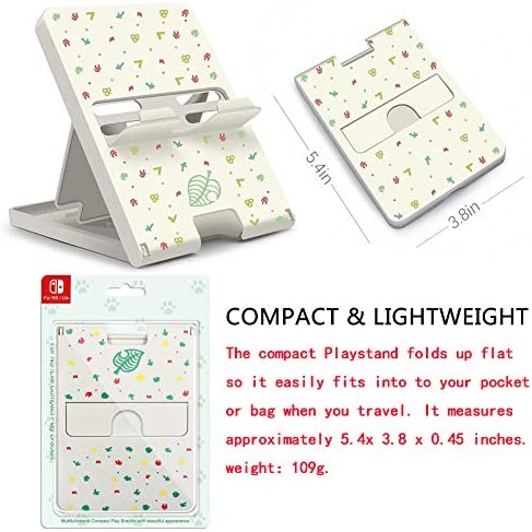 FXICAI Busjoy Stand for Nintendo Switch, Steam Deck, Switch OLED, Switch Lite, Cute Kawaii Angle Adjustable Holder, Portable Foldable Non-Slip Bracket-Pink