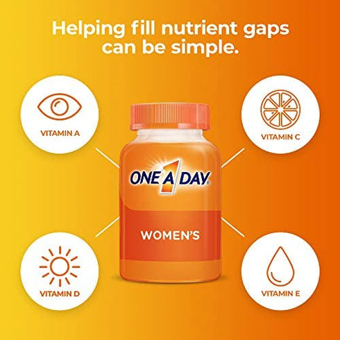 One A Day Women’s Multivitamin Gummies, Supplement with Vitamin A, Vitamin C, Vitamin D, Vitamin E and Zinc for Immune Health Support*, Calcium & more, 80 count