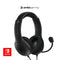 PDP Gaming LVL40 Stereo Headset with Mic for Nintendo Switch - PC, iPad, Mac, Laptop Compatible - Noise Cancelling Microphone, Lightweight, Soft Comfort On Ear Headphones, 3.5mm jack - Black