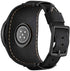 CooBES Compatible with Samsung Galaxy Watch 46mm/Galaxy Watch 3 45mm/Gear S3 Frontier/Classic Bands, 22mm Genuine Leather Cuff Bracelet Replacement Strap with Stainless Steel Buckle Men Women (Black)
