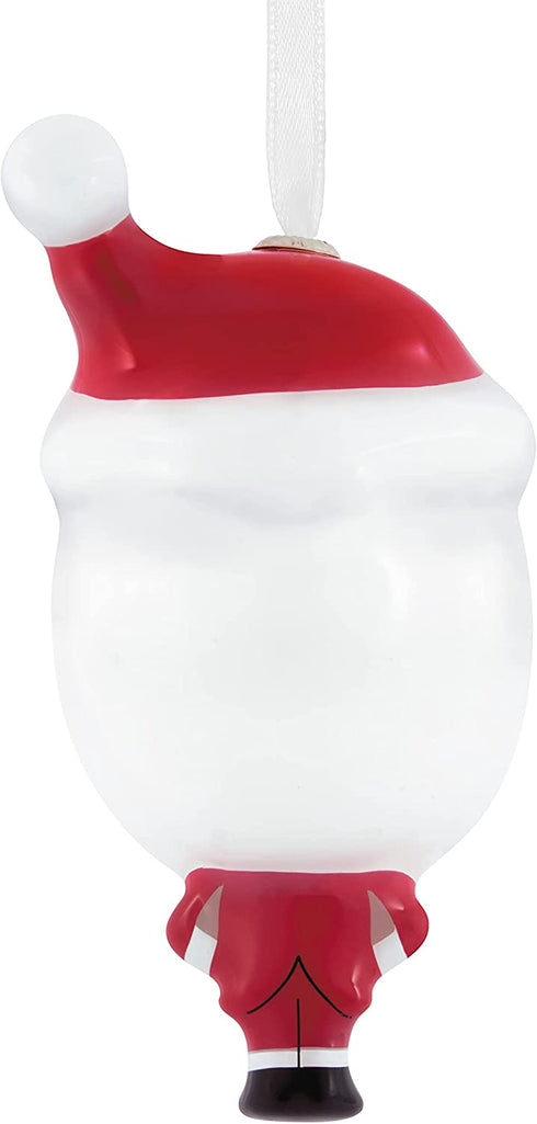 Hallmark Disney Tim Burton's The Nightmare Before Christmas Jack as Sandy Claws Decoupage Christmas Ornament