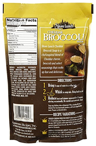 Shore Lunch Cheddar Broccoli Soup Mix, 11 oz, 2 pk