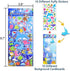 Kids Stickers 500+ 10 Different Sheets, 3D Puffy Sticker for Kids, Bulk Scrapbooking, Ocean Animal Stickers for Boys Girls Teachers Birthday Gift, Party Supplies, Reward