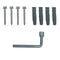 Heavy Duty Bolts, Concrete Anchors TV Wall Mount Screws Kit for Mounting A TV Into Wood Or Concrete