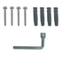 Heavy Duty Bolts, Concrete Anchors TV Wall Mount Screws Kit for Mounting A TV Into Wood Or Concrete