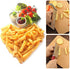 2 Pieces Crinkle Cutters for Vegetable Potatoes Fries Stainless Steel Wavy Slicers Kitchen Crinkle Cutter Knife Chipper Salad Chopping Cucumber Carrot Fruit