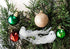 Set of 6 White Christmas Dove Ornaments with Clips