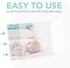 Photo Booth Frames - 7x5 Inch Clear Acrylic Display, Slanted Back 7x5 Horizontal Picture or Display Plastic Sign Holder with Inserts - 12 Count