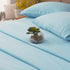 SONORO KATE Bed Sheet Set Super Soft Microfiber 1800 Thread Count Luxury Egyptian Sheets 16-Inch Deep Pocket?Wrinkle -3 Piece (Spa Blue, Twin XL)