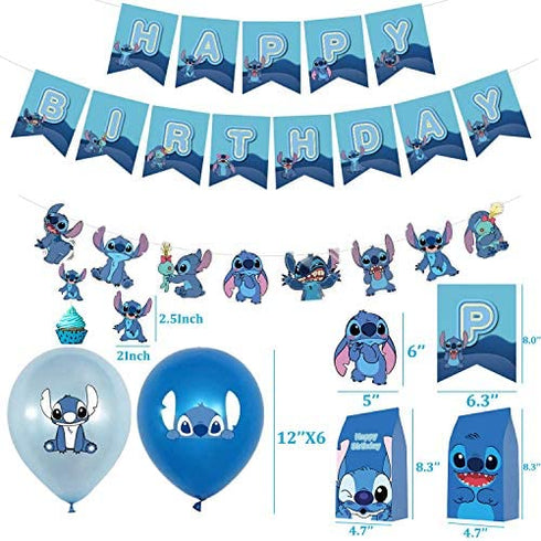 90Pcs Birthday Party Supplies For S-titch