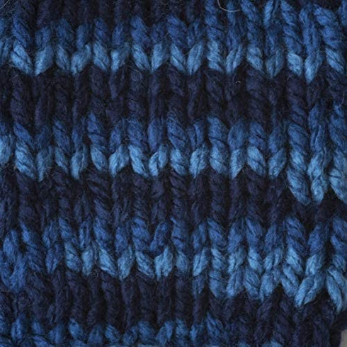 Bernat Softee Chunky Ombre Yarn, 2.5 oz, Gauge 5 Bulky Chunky, 100% Acrylic, Denim Ombre
