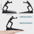 Earl Diamond Cast Iron Door Stopper | Heavy Decorative Rustic Door Stop - Stop Your Bedroom, Bath and Exeterior Doors 6.1x5.1" (Black Strong Man)