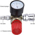 Preciva Air Compressor Pressure Regulator with Dial Gauge, 0-175 PSI Air Gauge for Air Compressor and Air Tools (Four Way Valve)