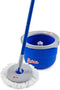 Quickie 2052239 Pad Refill for Compact Flat Spin Mop & Wringing Bucket Floor Cleaning System, Microfiber Mop Head Only, 1-Pack, White