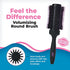 Wet Brush Volume & Body Round Brush for Thick to Coarse Hair - Volumizing Salon Blow-Out with Less Pain, Effort & Breakage - Professional & Lightweight Natural Boar Bristle Detangles and Removes Knots