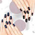 12 Sheets 192 Pieces Press on Nail Stickers Solid Color Full Nail Stickers Adhesive Nail Polish Strips Solid Nail Wraps Decals Strips Manicure Nail Stickers with Nail File for Women (Multicolor)