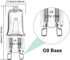 G9 Halogen Light Bulb 25W for Whirlpool Microwave Oven, Whirlpool Over The Stove Range Microwave, Replace W10709921 (4 Pack)