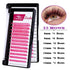 Color Eyelash Extensions Pink Lashes 0.07 Thickness D curl 8-14mm Classic Lash Extensions Individual Lashes Used by FADVAN (Pink, 0.07-8-14mm)
