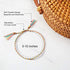 28 Pieces Woven Wrap Friendship Bracelets Handmade Braided Friendship Bracelet Adjustable Colorful Beaded Bracelet