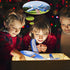 EagleStone ES22 Airplane Toys, 2 Pack 13.05'' Paper Plane with LED Lights, 2 Flight Mode Glider, Throwing Foam Airplane Flying Toy for Kid 3 4 5 6 7 8 9 Years Old Boys Girls, Birthday Party Favor Gift