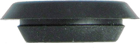 1 1/4" 1.25 inch Flush Mount Black Plastic Body and Sheet Metal Hole Plug Qty 10