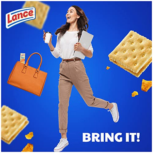 Lance Sandwich Crackers, Captain's Grilled Cheese Wafers, 8 Ct Box