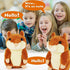 KIZZYEA Talking Hamster - Repeats What You Say Talking Hamsters - Interactive Stuffed Plush Animal Talking Toy, Early Educational Toy, Fun Gift for Boys & Girls
