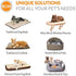 K&H Pet Products Small Animal Heated Pad Deluxe Replacement Cover (Heated Pad Sold Separately) Gray 9 X 12 Inches
