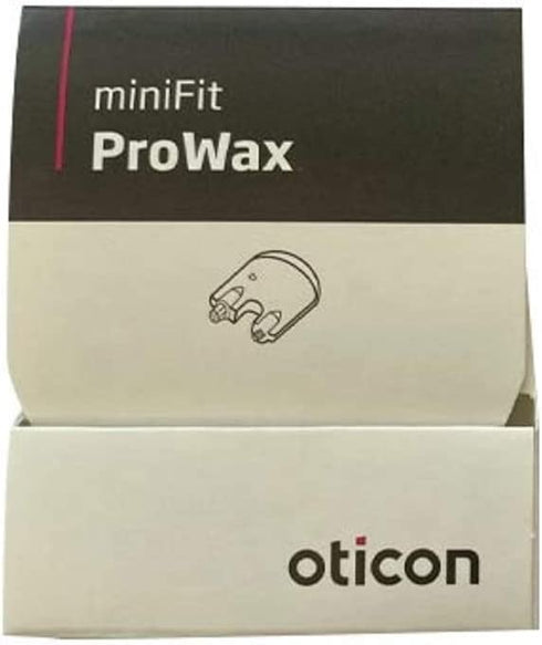 Oticon Hearing aid prowax minifit Wax Filters. The pro Wax Traps/Guards are The Perfect Accessories/Supplies to The Opticon OPN Hearing aids with Cleaning Brush.