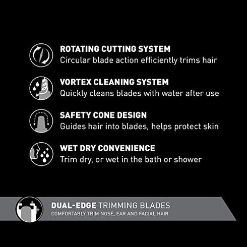 Panasonic ER-GN30-K Nose Ear Hair Trimmer