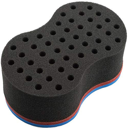 Small Holes Twist Sponge for Men Afro Hair Sponge Brush Big Curl Dreading Curling Sponge for Women Twist Barber Tool
