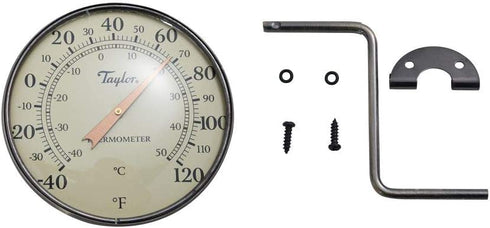 Taylor Precision Products Heritage Metal Dial Thermometer (4.25-Inch)