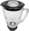 Ronnel Collection 6 Piece Round Blender Glass Jar Replacement Kit for Oster Blender, 1.3 Liter - 5.6 Cup Will Fit Oster Blender with Pin as pictured