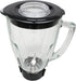 Ronnel Collection 6 Piece Round Blender Glass Jar Replacement Kit for Oster Blender, 1.3 Liter - 5.6 Cup Will Fit Oster Blender with Pin as pictured