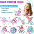 Magnetic Tiles Toys for 3 4 5 6 7 8+ Year Old Boys Girls Upgrade Macaron Castle Magnetic Blocks Building Set for Toddlers STEM Creativity/Educational Toys for Kids Age 3-6 Christmas Birthday Gifts