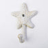 TOPBATHY 3pcs Wall Hooks Sea Star Shape Wall Mounted Decorative Hooks Coat Clothes Hooks Key Hat Hooks Towel Robe Hooks Wall Hangers Nautical Beach Coastal Wall Decorations Ornaments