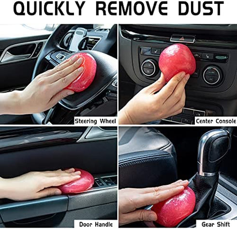 TICARVE Car Cleaning Gel Detailing Putty Car Putty Auto Detailing Tools Car Interior Cleaner Cleaning Slime Car Assecories Keyboard Cleaner Rose