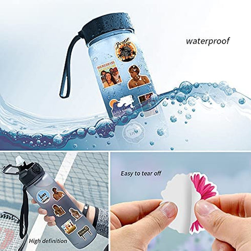Outer Ban_ks Vinyl Stickers 101 Pcs Party Supplies Vinyl Waterproof Sticker Aesthetic Stickers Mobile Phone Stickers for Phone Case Laptop Water Decoration(Outer Ban_ks Tv)