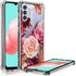 (3 Pack) for Samsung Galaxy A32 5G Case for Girls Women Shock-Absorption Anti-Scratch Crystal Clear Soft TPU Slim Bumper Protective Phone Case Cover for Samsung Galaxy A32 5G, Flower