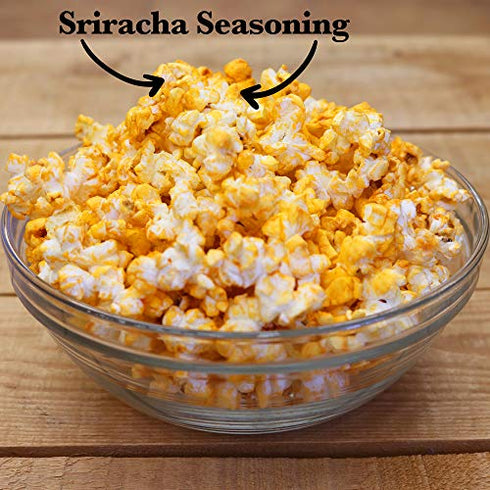 ASS KICKIN' Sriracha Microwave Popcorn Bags - 3 Pack - Ultimate Spicy Popcorn Gourmet Gift - Makes a Great Movie Theater Popcorn or Snack Food for Movie Night