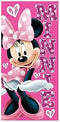 Disney Sassy Hearts Minnie Mouse Beach Towel - Pink 28"Wx58"L