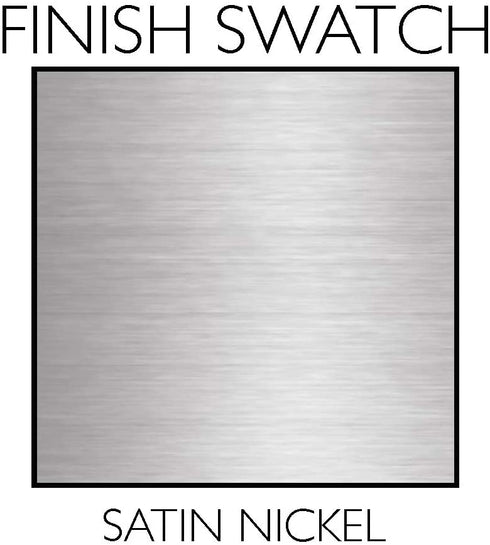 Design House 588814-SN Lydia Transitional 1-Light Indoor Wall Light Dimmable with a White Frosted Glass Shade and Twist On/Off Switch for Hallway Foyer Bathroom, Satin Nickel