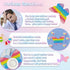 Jumbo Push Popp Fidget Toy 15.7 Inch Big Size Butterfly Pop for Kids Fidget Packs Giant pop it Biggest Jumbo Huge Pop Rainbow Large Super Big Pops Anti-Anxiety Toy Girls Adult (2PCS)