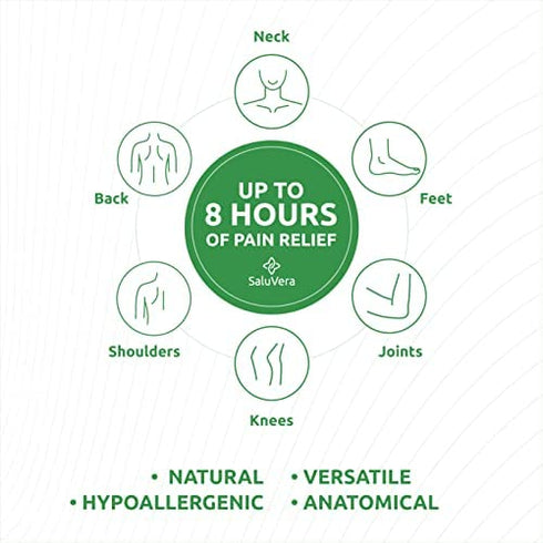 Pain Relief Patches | Warming Herbal Plaster Pain Patches | Knee Pain Patch Paste | Heat Patches for Pain Relief and Inflammation | Long Lasting Relief of Joint Pains | 12 Count
