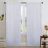 NICETOWN White Curtain Liner Panels - Black Out Drapes Liners for 63 inch Curtains, Thermal Insulated Curtains Liner for Windows (Set of 2 Panels, Each is 27" x 60", Greyish White)
