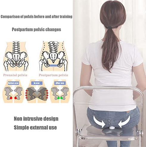 Kegel Exercise Products for Women, Professional Pelvic Floor Muscle,Non Handheld Kegel Exerciser, and Bladder Control Tightening Exercise, Kegel Sports Products Recommended by Doctors (Gray)