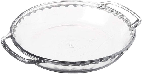 Anchor Hocking Oven Basics 9.5-Inch Deep Pie Plate, Clear, 1 Piece,81214L11