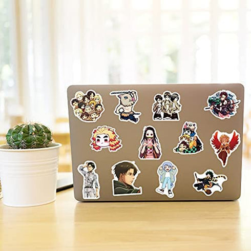 200 PCS Anime Stickers Vinyl Waterproof Stickers for Laptop Water Bottles for Hydro Flask Skateboard Computer Phone Anime Sticker Pack for Kids/Teen (200 PCS Anime Stickers)