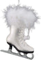 Noble Gems Kurt Adler 4-1/4-Inch Glass White Ice Skate Ornament